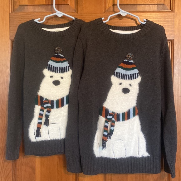 NWOT H&M winter/holiday sweater. Two sizes available. Price each. 5t/6 or 6x/7 - Picture 2 of 9